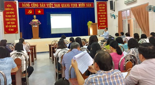 Tập huấn Triển khai đề án Thẻ thu phí học đường SSC